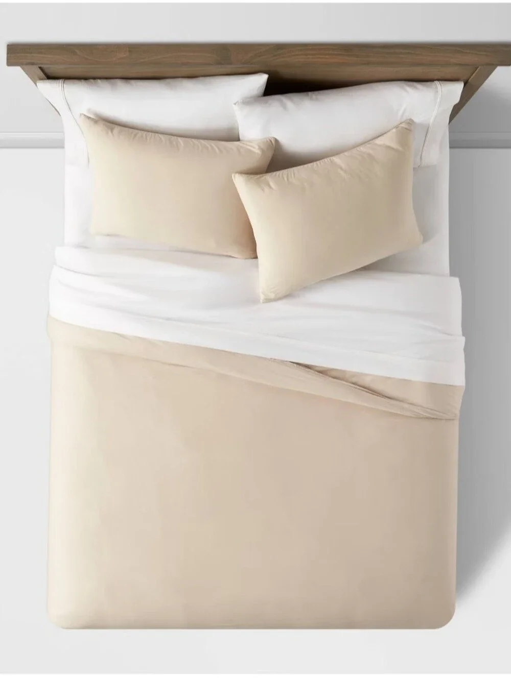 Threshold 2pc Twin/Twin Extra Long Washed Cotton Sateen Duvet Cover and Sham Set